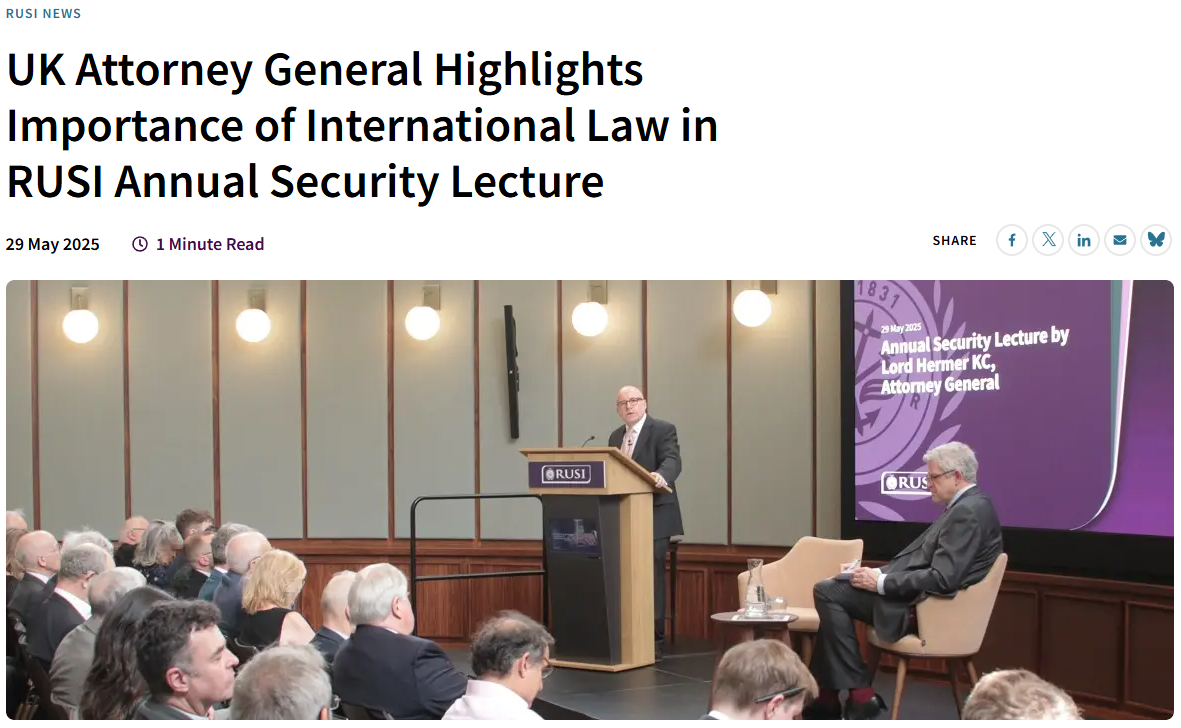 Geopolitika: RUSI – Choreographing Legitimacy