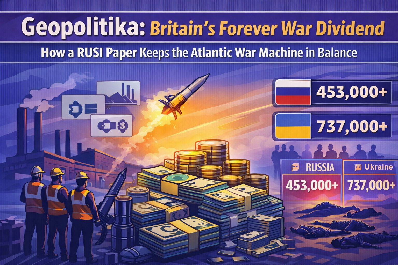 Geopolitika: Britain’s Forever War Dividend – How a RUSI Paper Keeps the Atlantic War Machine in Balance