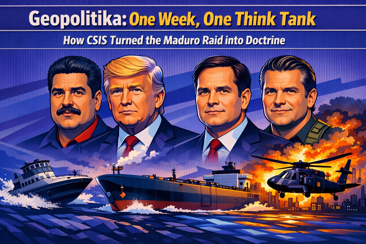 Geopolitika: One Week, One Think Tank – How CSIS Turned the Maduro Raid into Doctrine