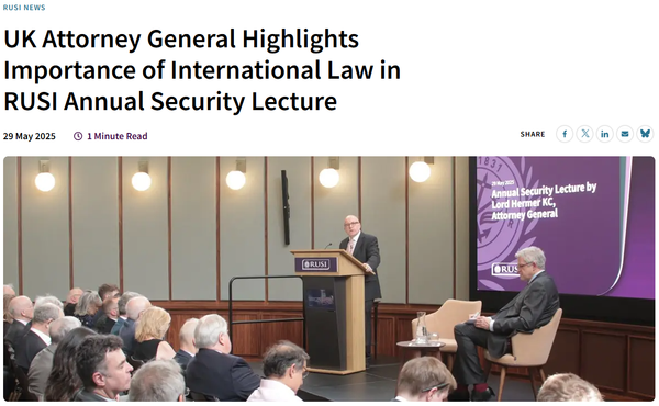 Geopolitika: RUSI – Choreographing Legitimacy