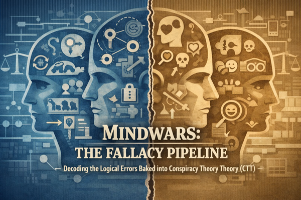 Mindwars: The Fallacy Pipeline — Decoding the Logical Errors Baked into Conspiracy Theory Theory (CTT)