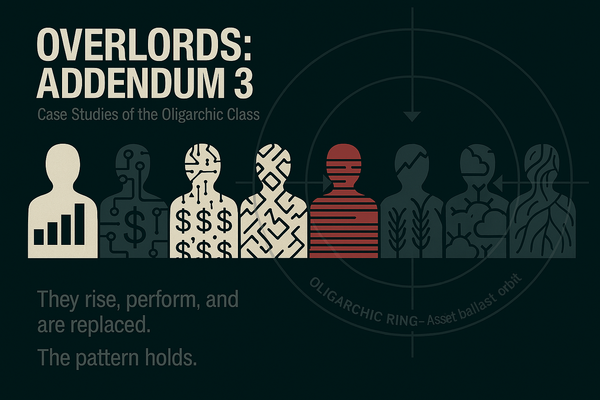 Overlords: Addendum 3. Case Studies of the Oligarchic Class